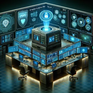 Cybersecurity Command Center with Virtual Environments.