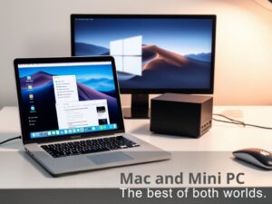 Mac and Mini PC working Together