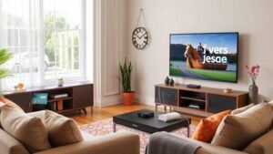 An image showing how to connect a mini pc to a smart TV using wireless technology