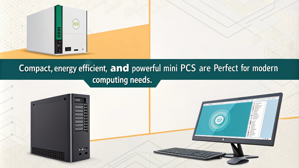 An infographic comparing Mini PC vs Traditional Desktop: What Is a Mini PC and Why Should You Buy One?