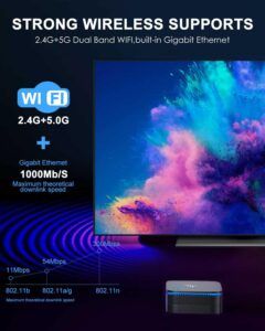 Kamrui ak1 mini pc support for 5G and ethernet