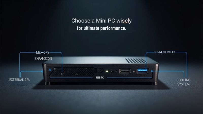 Factors to consider when choosing mini pcs that support external GPUs