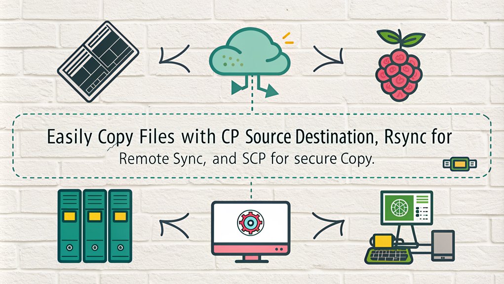 duplicate file creation process using Raspberry Pi Commands