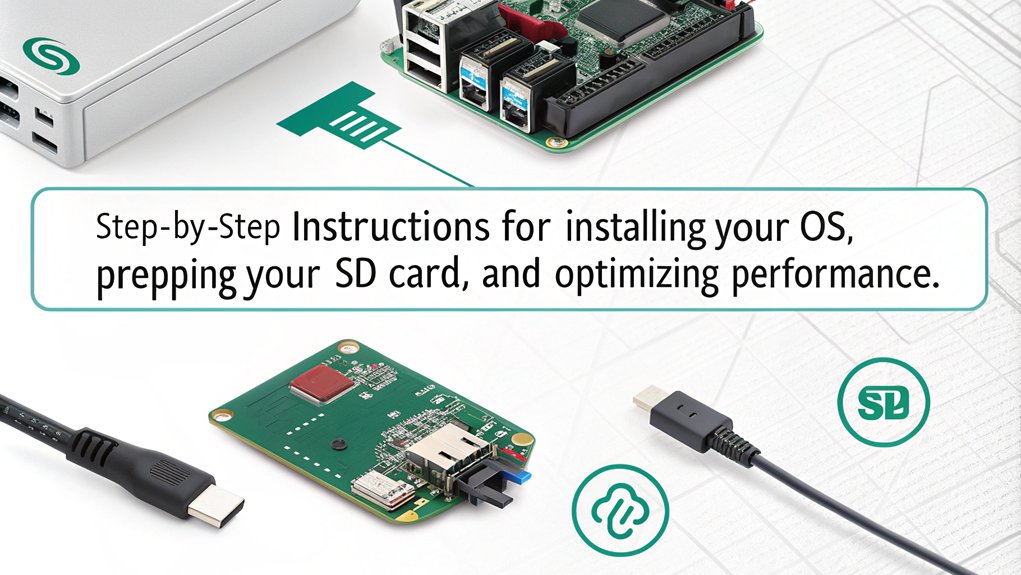 An infographic showcasing the Installation and Setup Guide for the Best OS for Raspberry Pi Mini PC Setup.