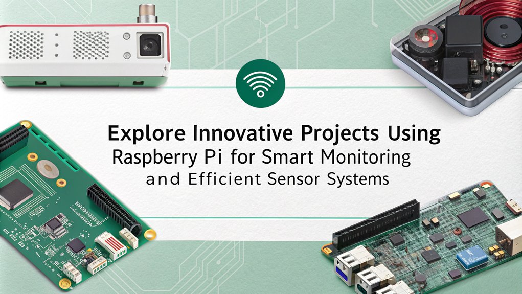 An infographic showcasing Sensor and Monitoring Systems in the context of Best Raspberry Pi Projects for Smart Gadgets.