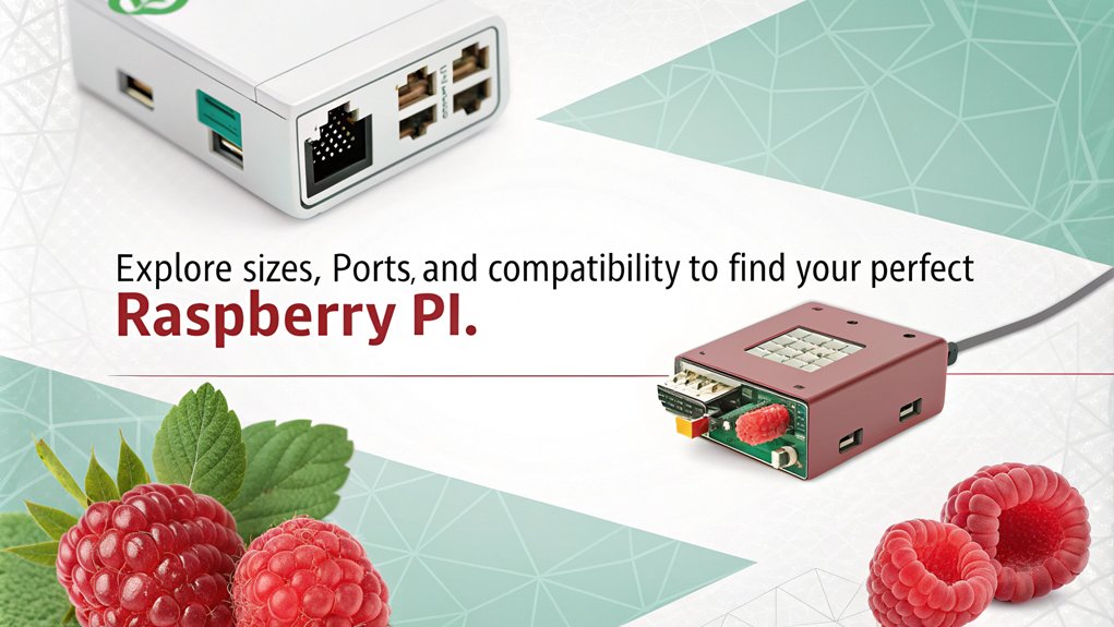 An infographic about Form Factor and Connectivity Options for selecting the right Raspberry Pi model.