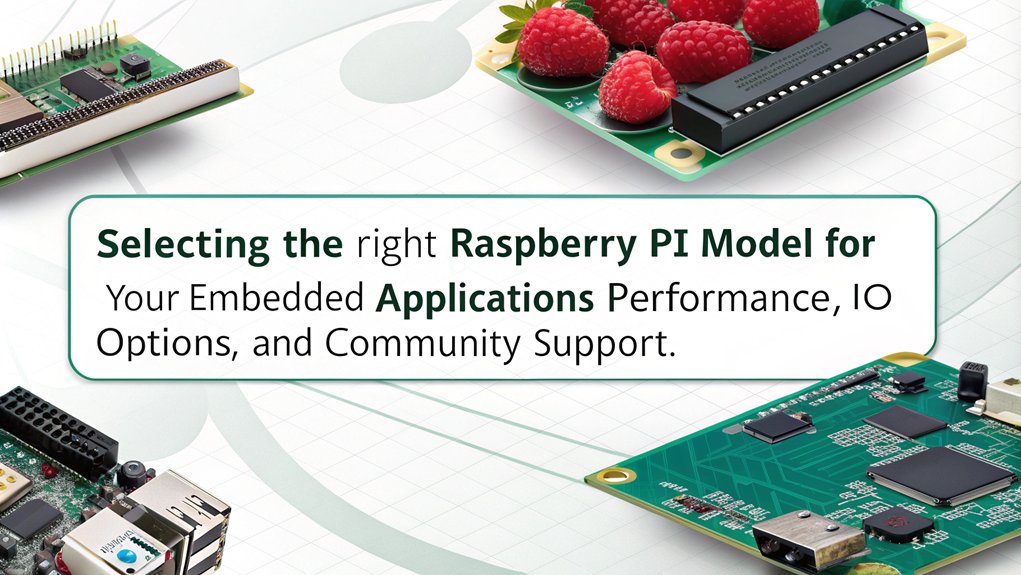 An infographic showcasing the best Raspberry Pi models for embedded projects. Highlight features, pros, and cons of 2, 3, and 4 Series models.