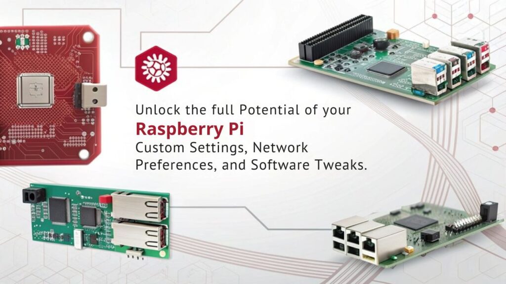 An infographic showcasing Advanced Configuration Options for optimizing Raspberry Pi setup with Raspberry Pi Imager.