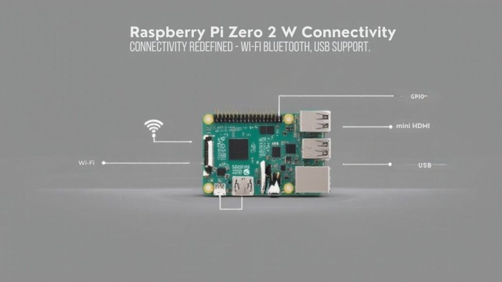 various connectivity methods available for the Raspberry Pi Zero 2 W
