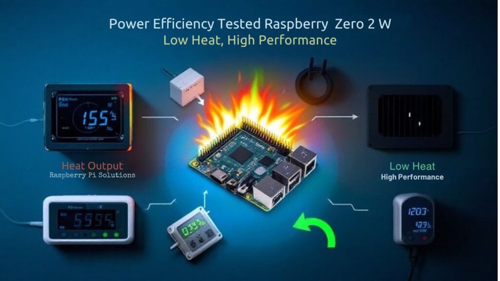 energy usage and thermal management of the Raspberry Pi Zero 2W