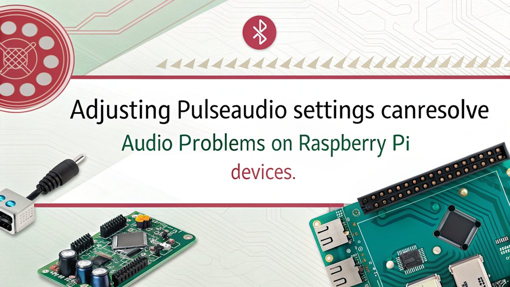 An infographic about PulseAudio Configuration for troubleshooting common Raspberry Pi audio issues.