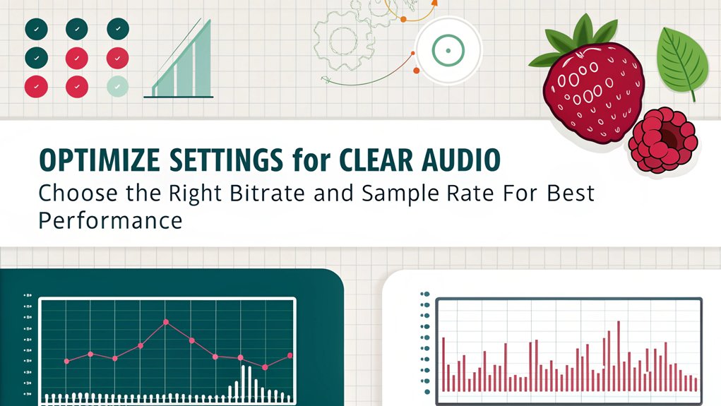 An infographic on Audio Quality and Settings in Recording Audio with Raspberry Pi: A Beginner's Guide.