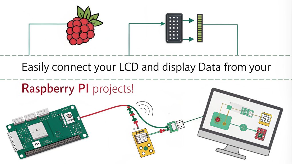 An infographic about LCD Display Setup for Fun Raspberry Pi Projects for Beginners.