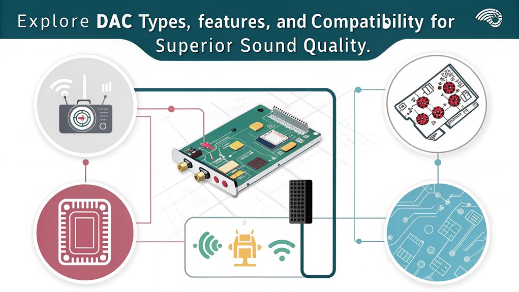 An infographic showcasing how to choose the right DAC to enhance your Raspberry Pi audio experience.
