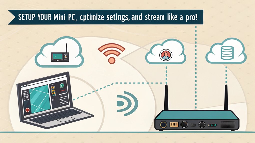 An infographic showcasing the essentials of running your Icecast server on a Mini PC, guiding users from beginner to pro in Icecast streaming. 