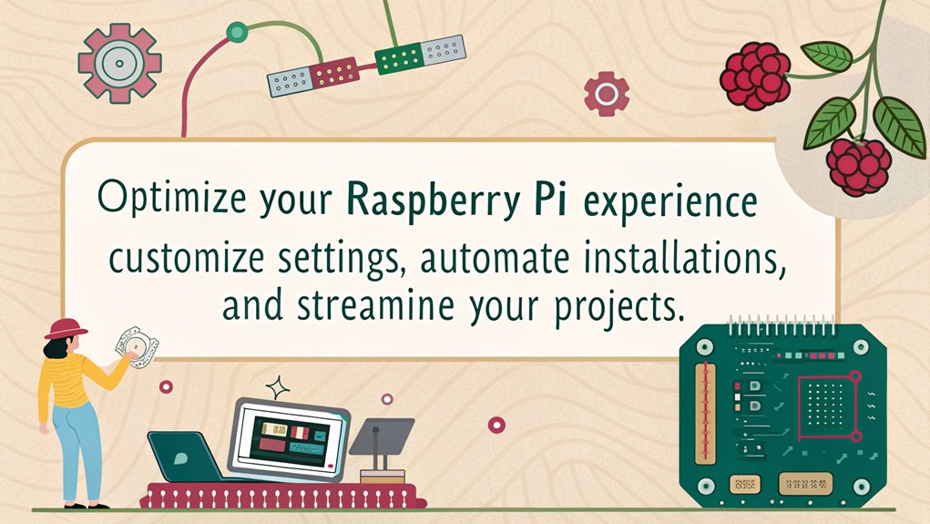 An infographic about customizing and automating tips for using Raspberry Pi Imager effectively.