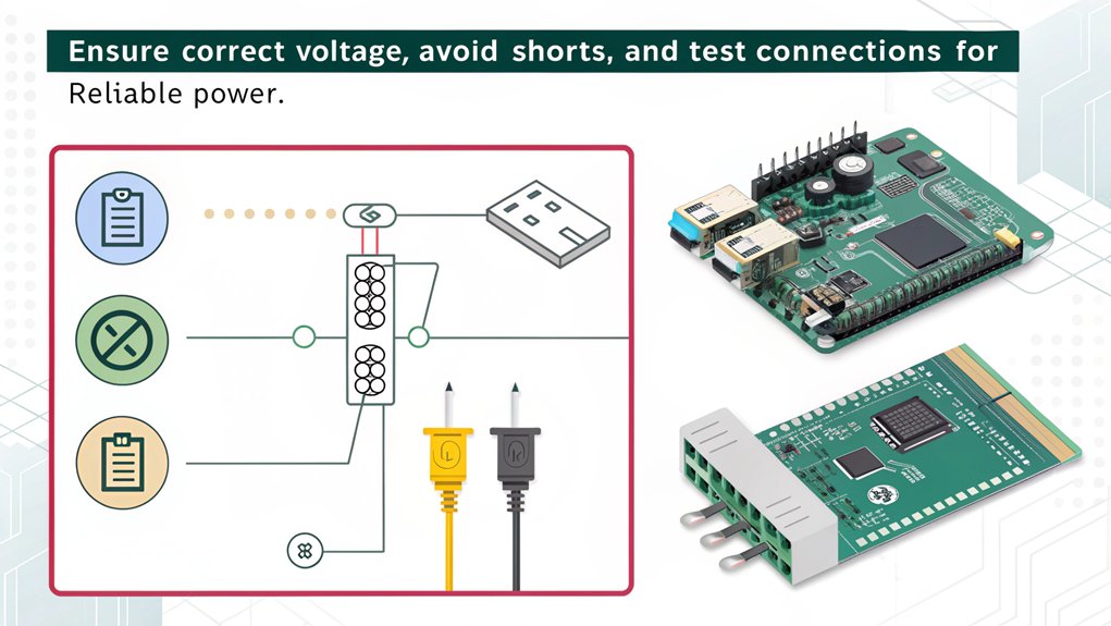 An infographic on Troubleshooting Power Issues: How to Power Your Raspberry Pi 5 Through GPIO Pins.