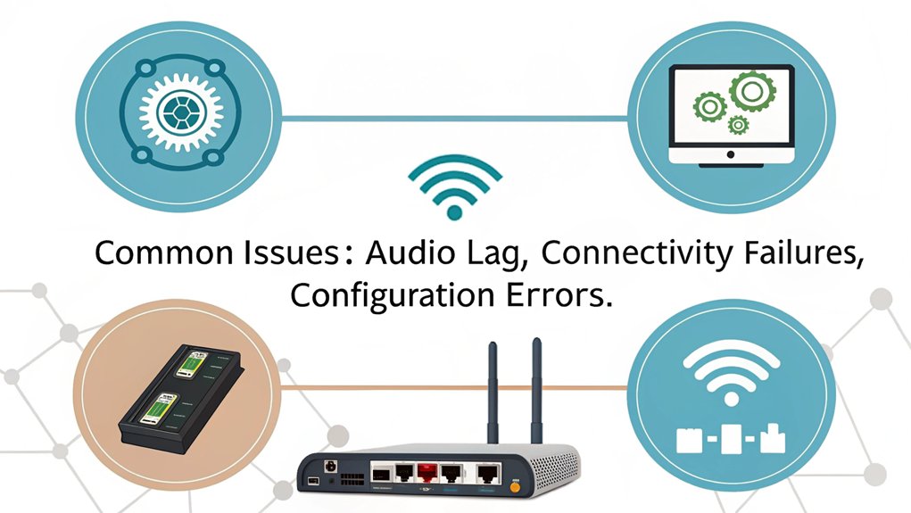 :An infographic about Troubleshooting Common Issues in Mini PC Icecast Streaming: From Beginner to Pro. Focus on tips, setting adjustments, and connectivity checks.
