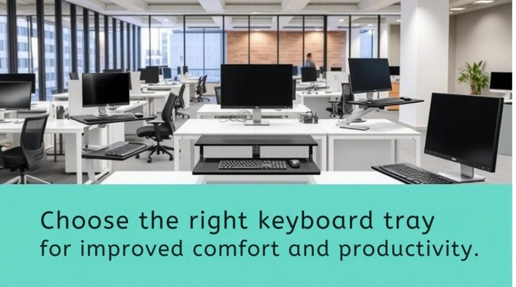 Choose the right Ergonomic Keyboard Tray for improved Comfort and Productivity