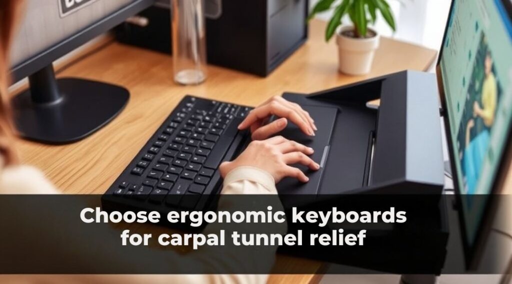 Factors to consider when choosing ergonomic keyboards for Carpal Tunnel