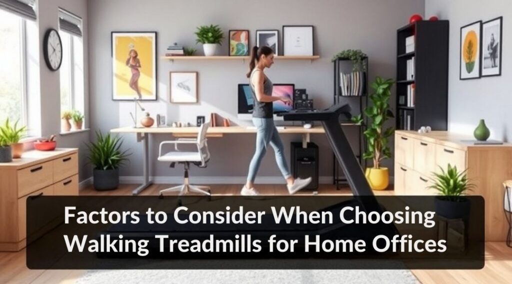 Factors to Consider when Choosing Walking Treadmills for Home Offices