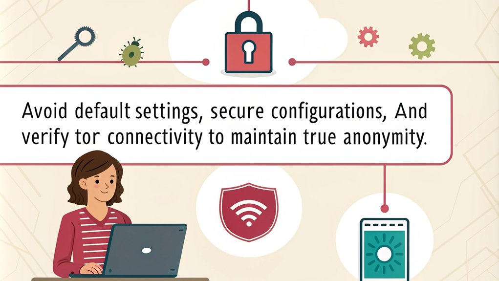 An infographic about Common Anonymity Mistakes when using a Raspberry Pi Tor Proxy for anonymous browsing. Highlight pitfalls like default settings and leaking IP addresses.