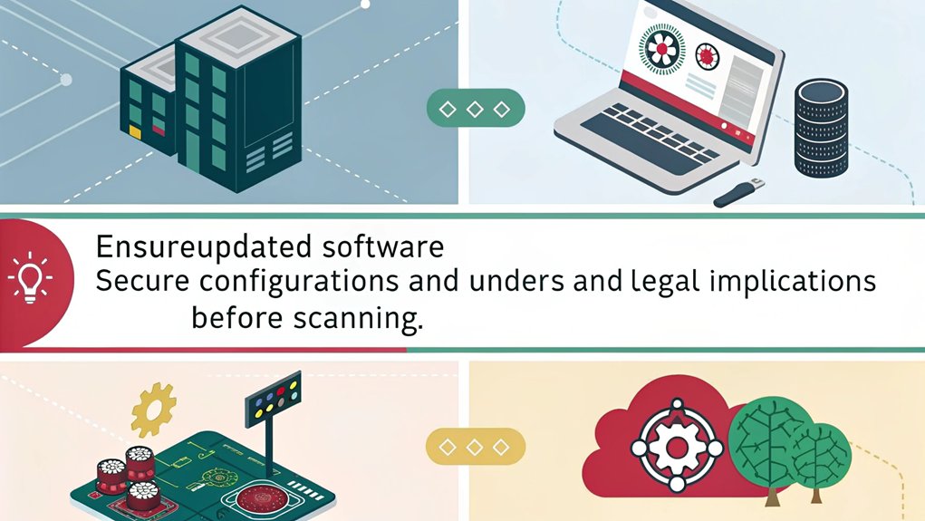 An infographic detailing security considerations for installing and running Nmap on a Raspberry Pi. Focus on best practices, potential risks, and mitigation strategies.