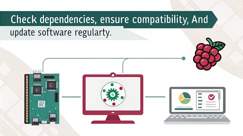 An infographic displaying Common Troubleshooting Tips for Installing and Running Nmap on the Raspberry Pi.