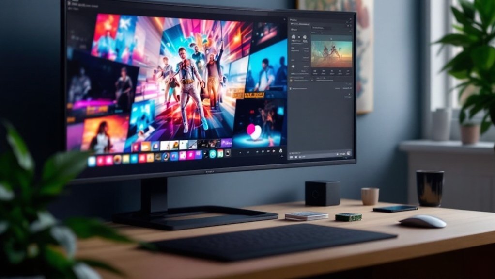 visual presentation and technology