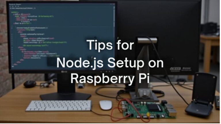 tips for nodejs setup on raspberry pi