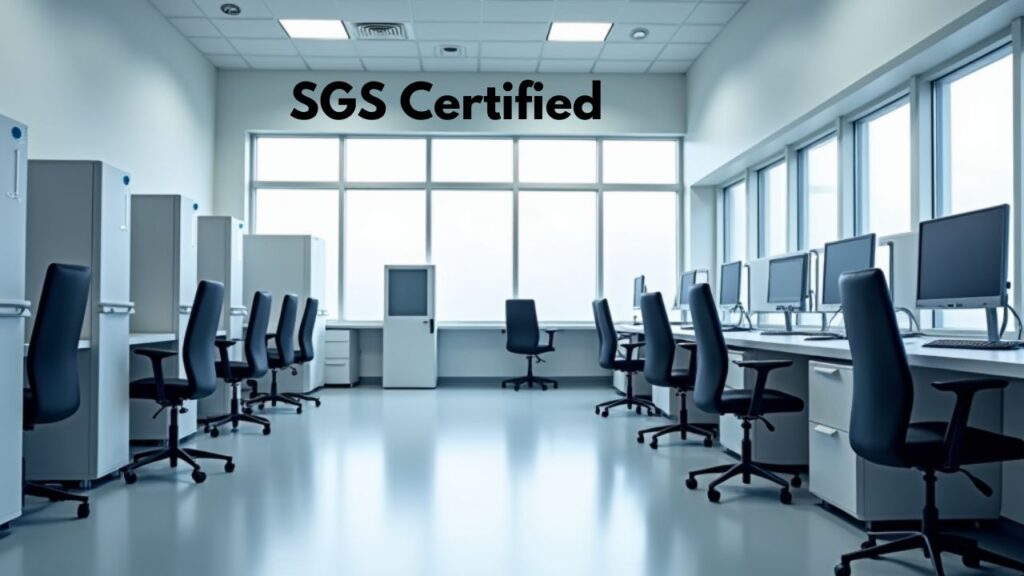 A set of SGS-certified ergonomic furniture