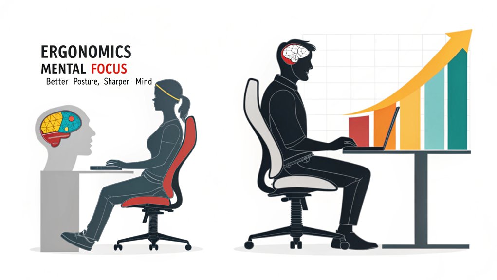 boosted concentration and efficiency is one of the health benefits of ergonomic chairs