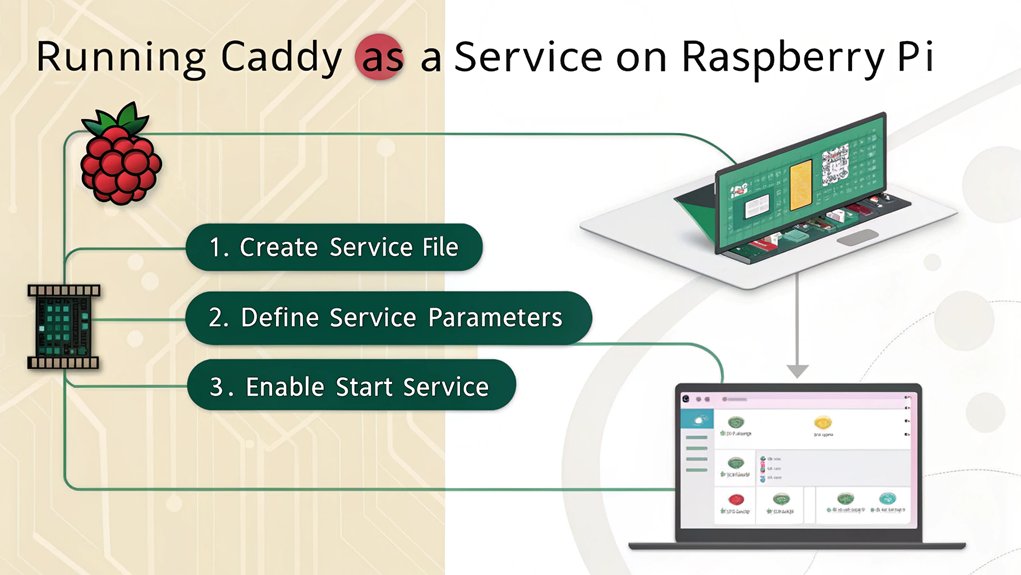 caddy web server service