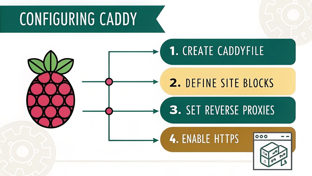 caddy web server setup