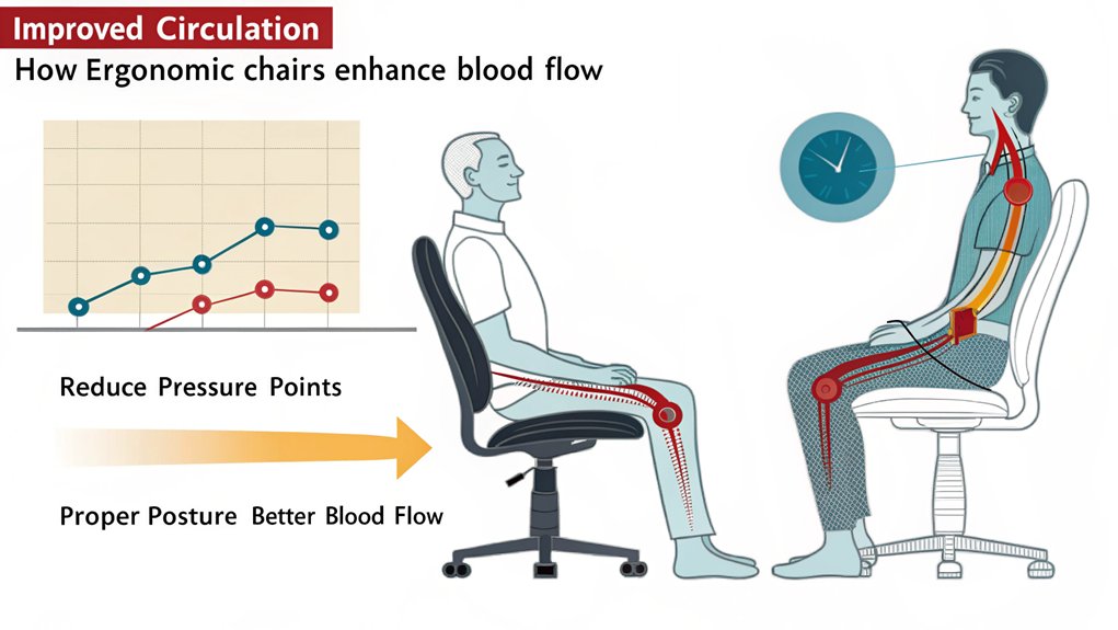 enhanced circulation and blood flow