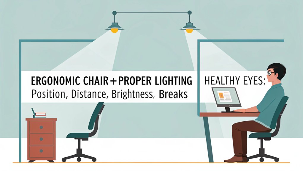 ergonomic chair lighting integration