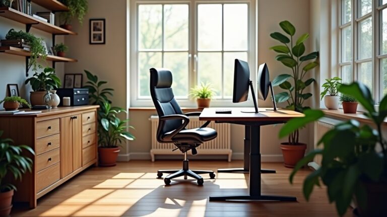 ergonomic home office tips