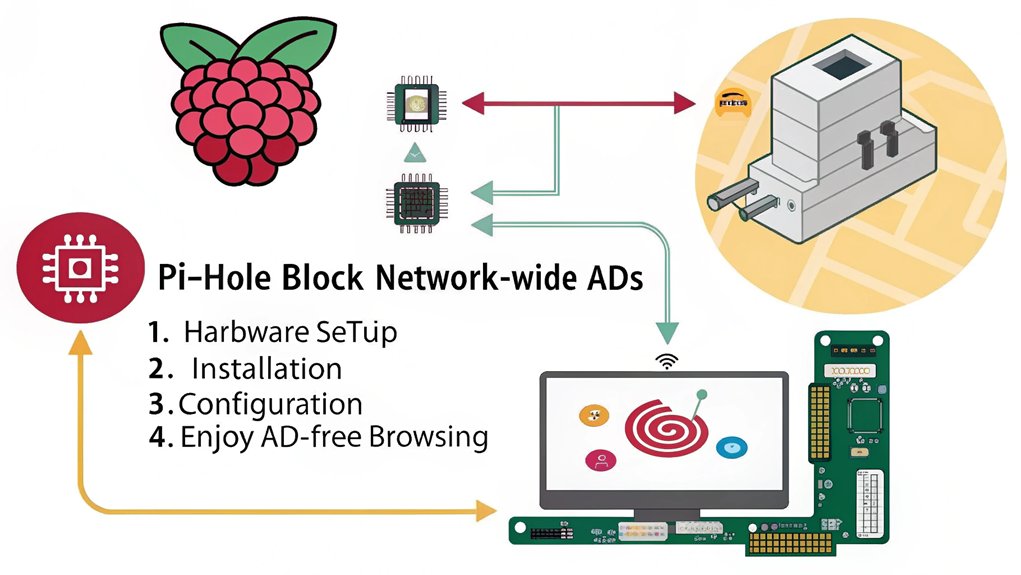 pi hole ad blocking setup
