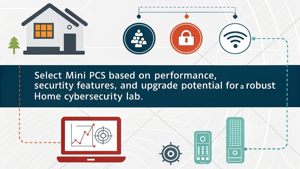 selecting mini pcs for your home cybersecurity lab based on performance, security features, and upgrade potential.