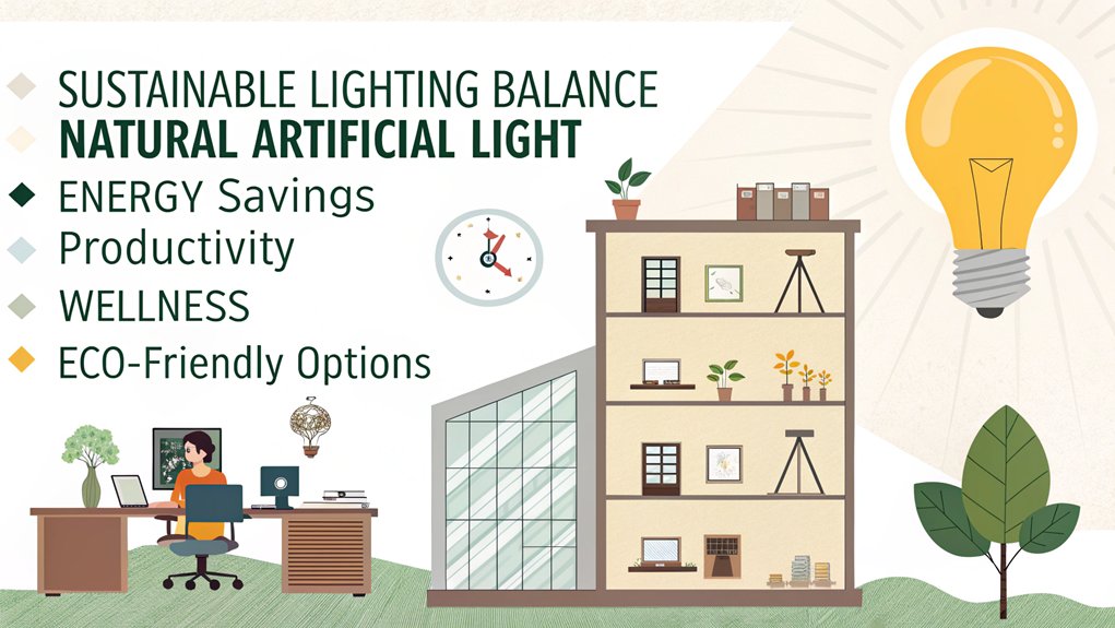 sustainable home office lighting