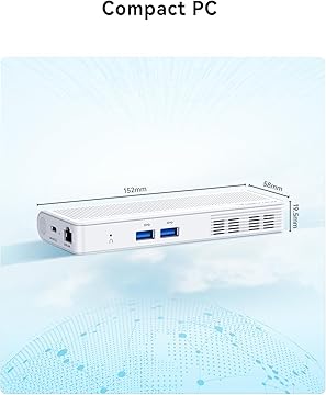 The Minisforum S100 Mini PC is a small computer that can be hidden behind a monitor, under a desktop and carried in your pocket.