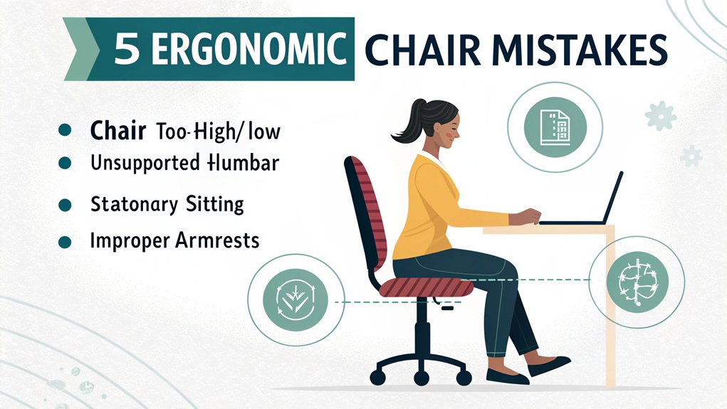 ergonomic chair usage pitfalls