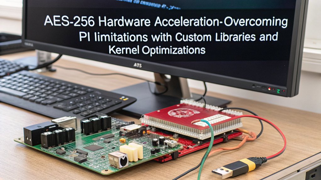 aes software limitations raspberry pi