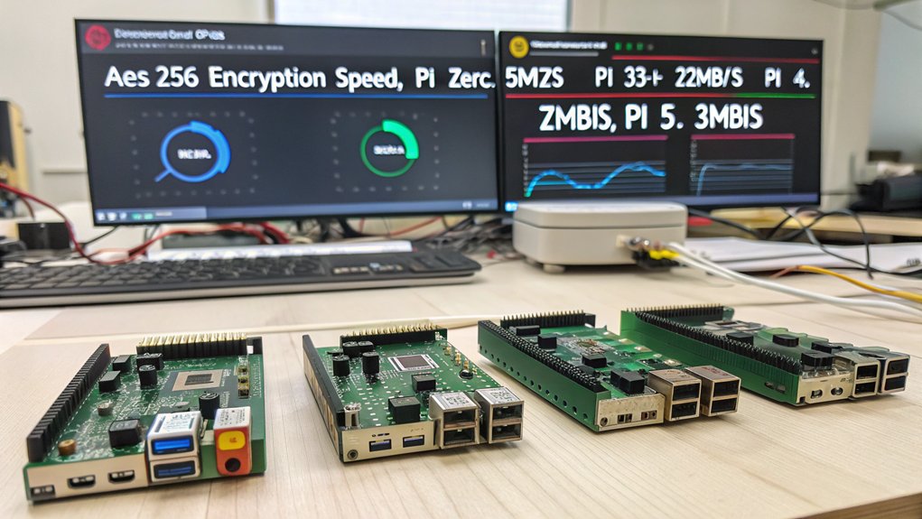 encryption performance raspberry pi