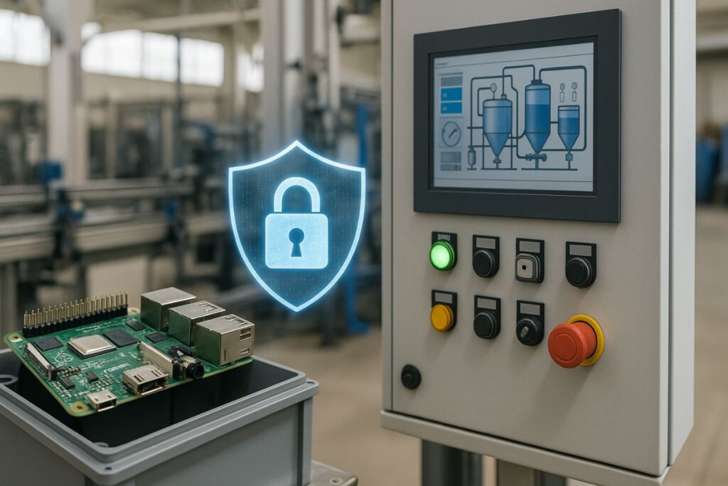 Protection of secure boot with Raspberry Pi in an industrial control system application