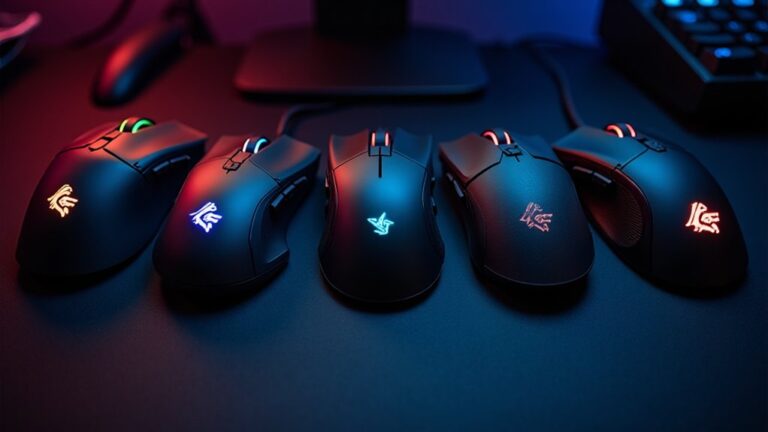 top left handed gaming mice